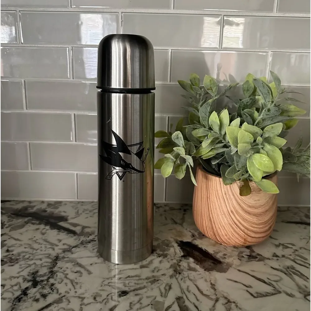 NWOT San Jose Sharks Coffee/Tea Stainless Thermo